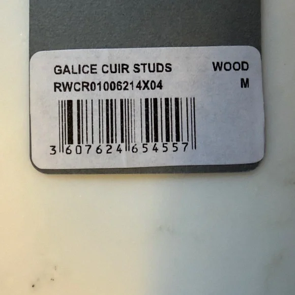 Zadig & Voltaire Brown Leather Studded Top - Picture 3 of 4